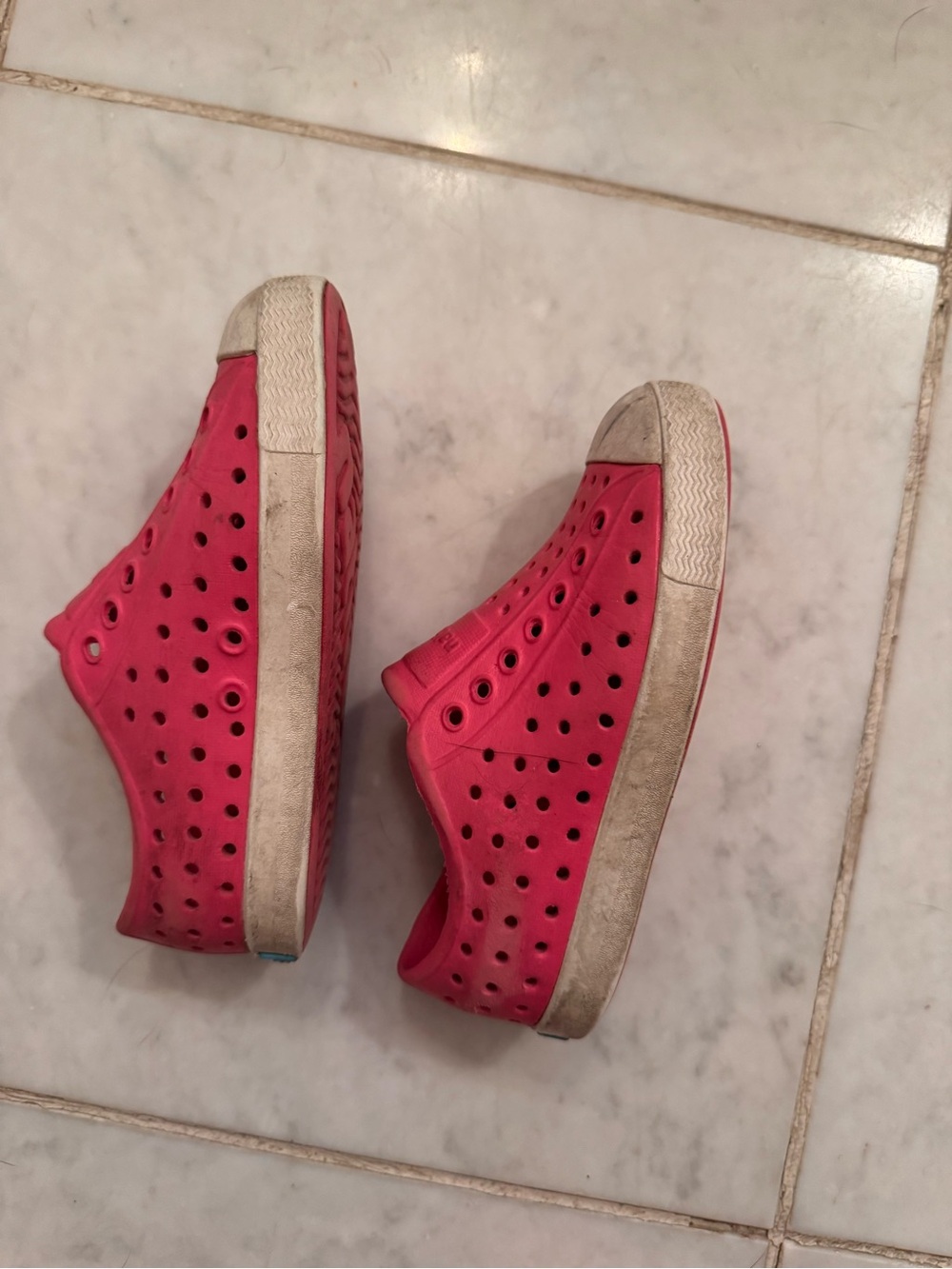 Bright Pink Native Shoes - Picture 3 of 7